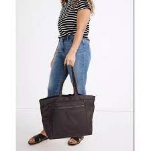 Madewell Handbags - Madewell The (Re)sourced Tote Bag In Black